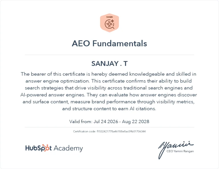 AEO Certificate